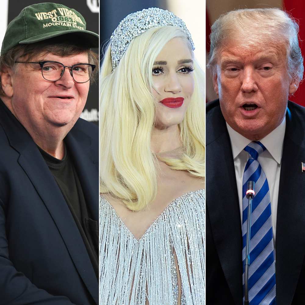 Michael Moore Claims Gwen Stefani Caused Donald Trump to Run for President: 'It Just Went Off the Rails'