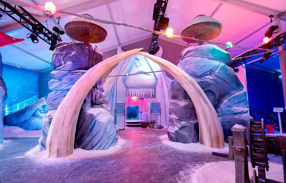 Inside the 'Smallfoot’ Yeti Village Pop-Up in L.A.