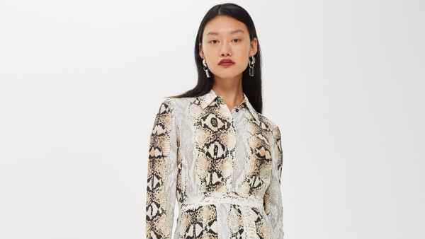 Topshop Mididress