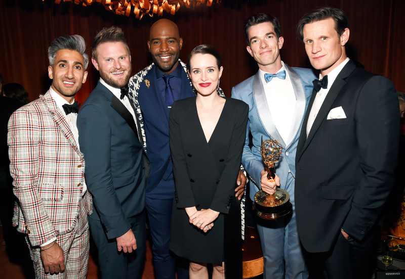 Tan France Bobby Berk Karamo Brown Claire Foy John Mulaney Matt Smith Emmys 2018 Afterparties