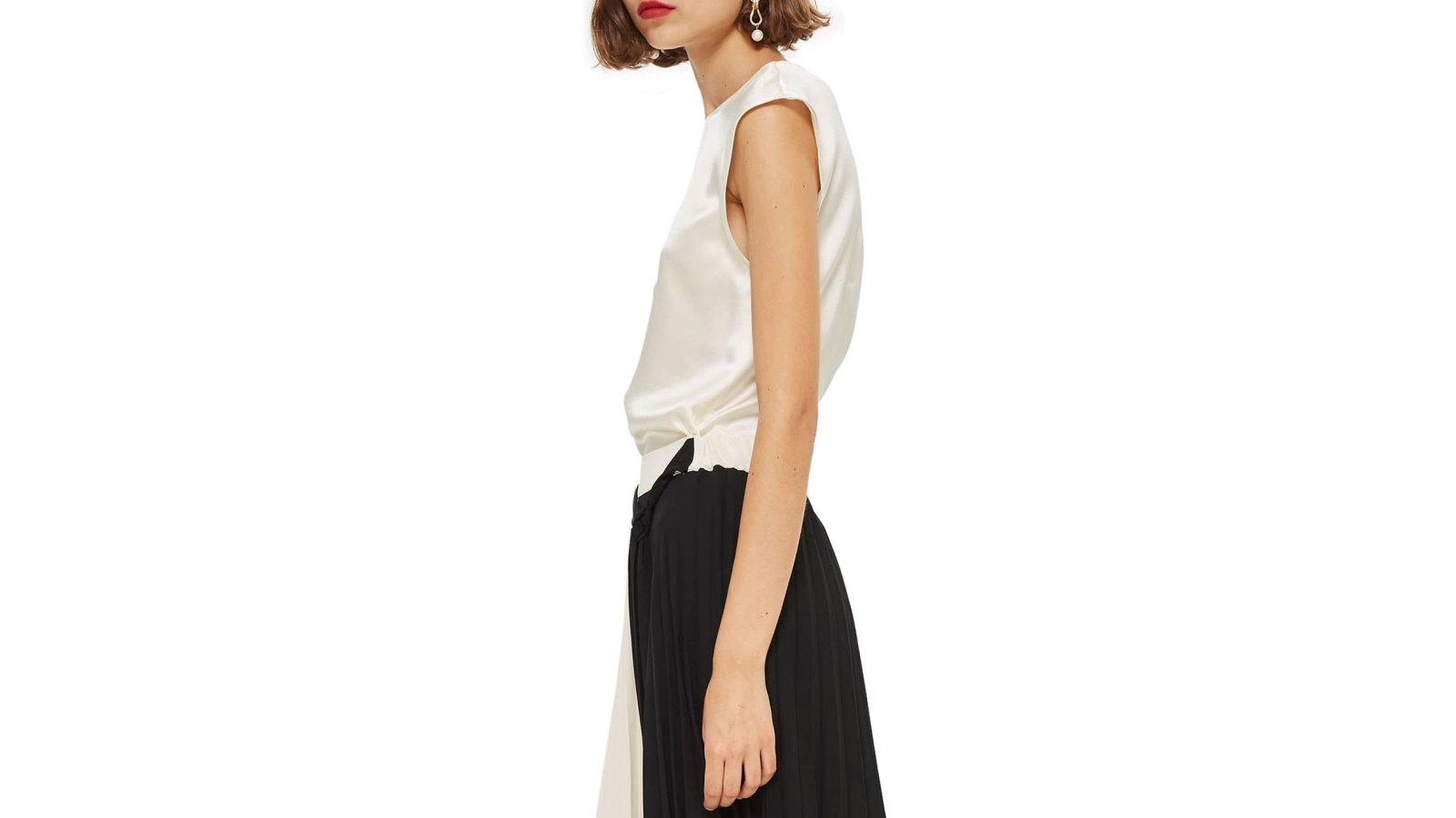 Topshop-Colorblock-Pleated-Midi-Skirt