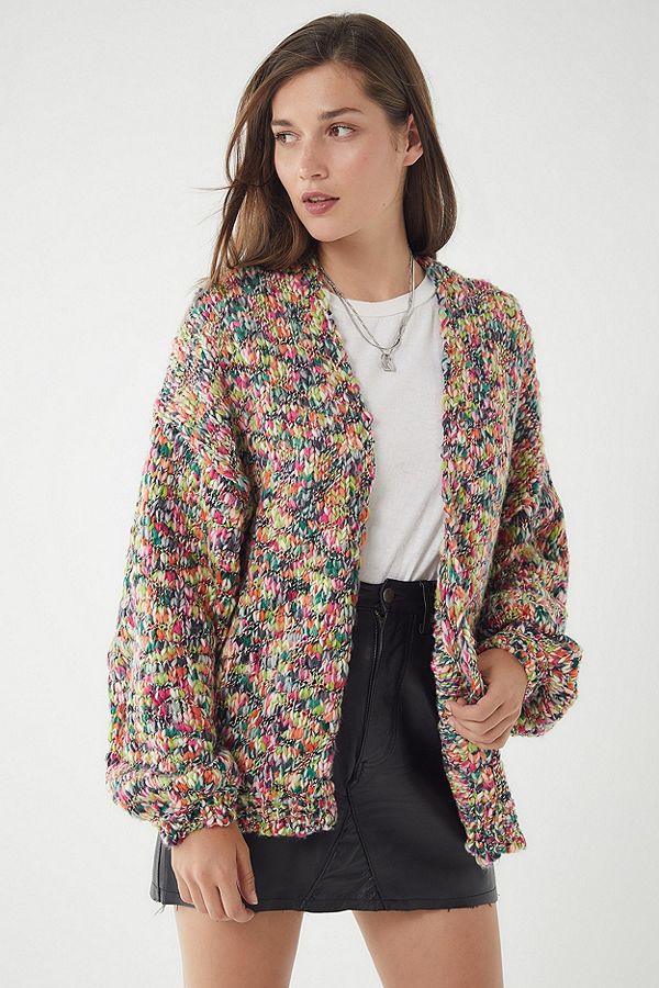 UO Carnival Open-Front Cardigan