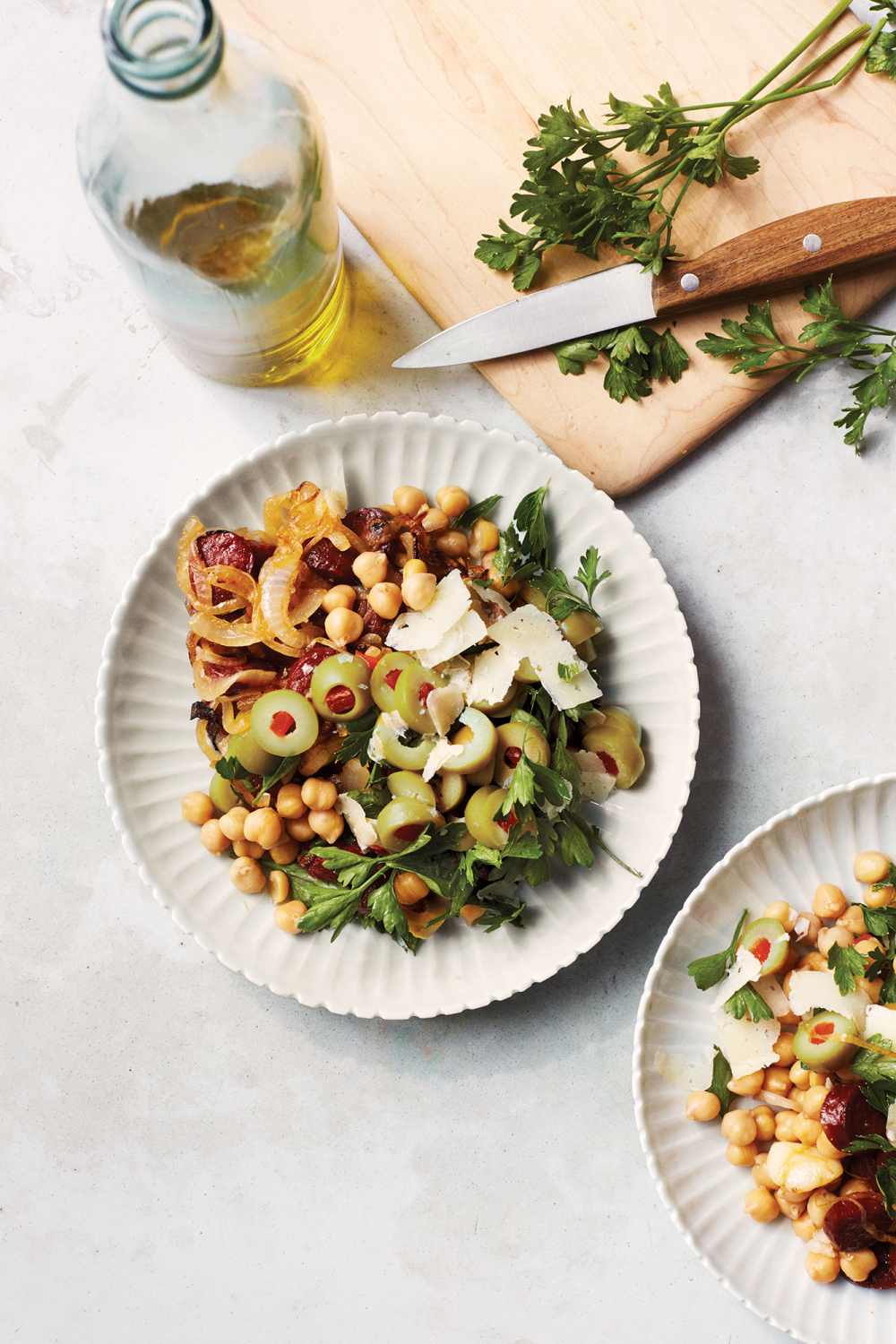 Martha Stewart&rsquo;s Chickpea, Chorizo Salad