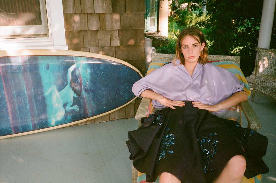 Zac-Posen's-Spring-Summer-2019-Lookbook-Maya-Hawke