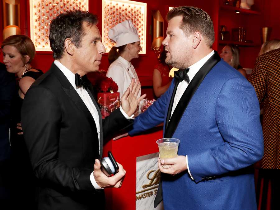 Ben Stiller James Corden Emmys 2018 Backstage