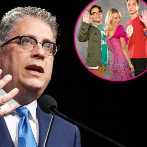 Bill Prady and Big Bang Theory Cast