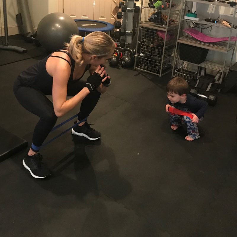 Carrie Underwood with son