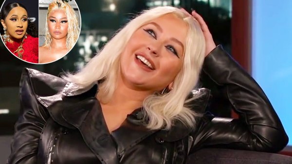 Christina Aguilera NYFW Performance Cardi B Nicki Minaj Fight