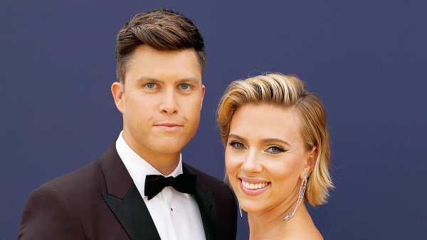 Scarlett Johansson Colin Jost Emmys 2018