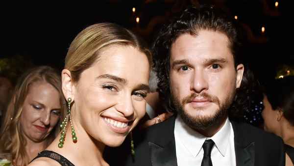 Emilia Clarke Kit Harington Emmys 2018 Afterparties