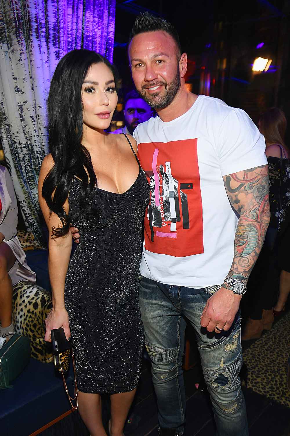 Jenni 'JWoww' Farley and Roger Mathews