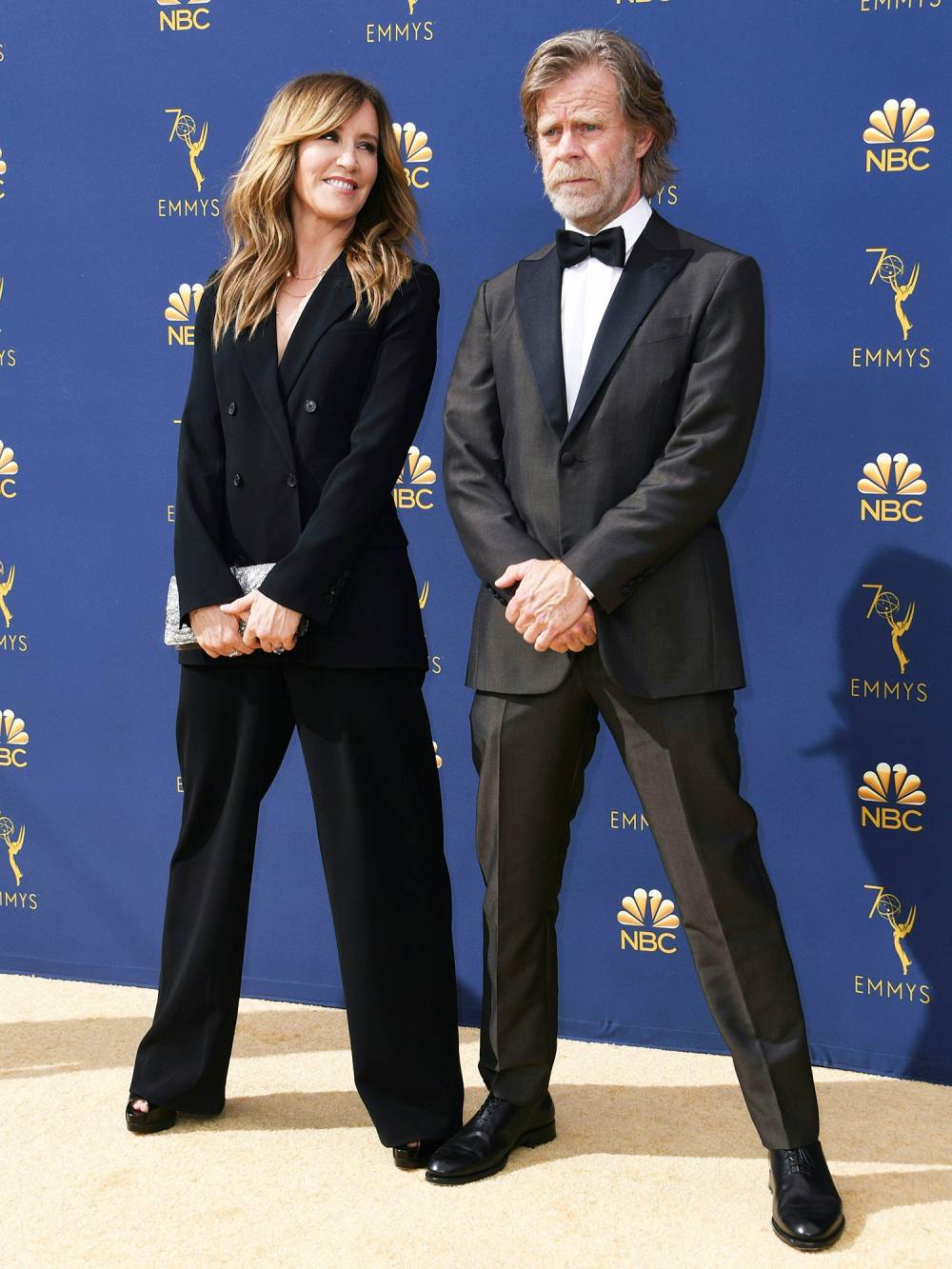 Felicity Ham Emmys 2018: William H. Macy, Felicity Huffman Ham It Up for the Camera