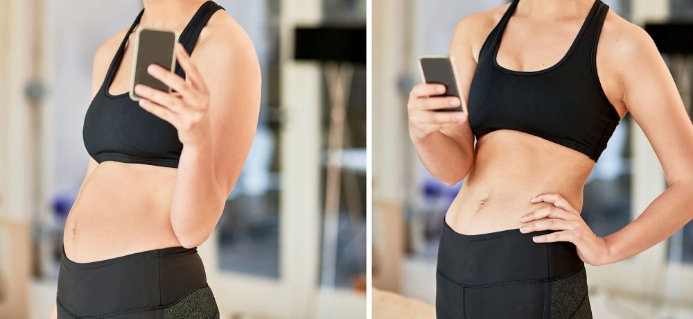 Side by side fitness image