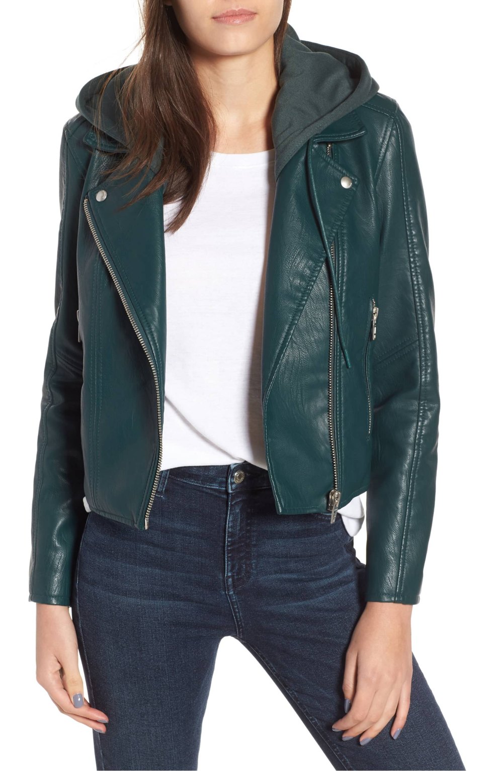 green leather jacket 