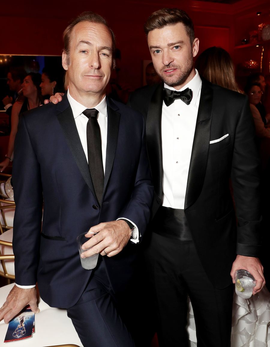 Bob Odenkirk Justin Timberlake Emmys 2018 Backstage