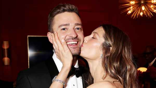 Justin Timberlake Jessica Biel Emmys 2018 Backstage