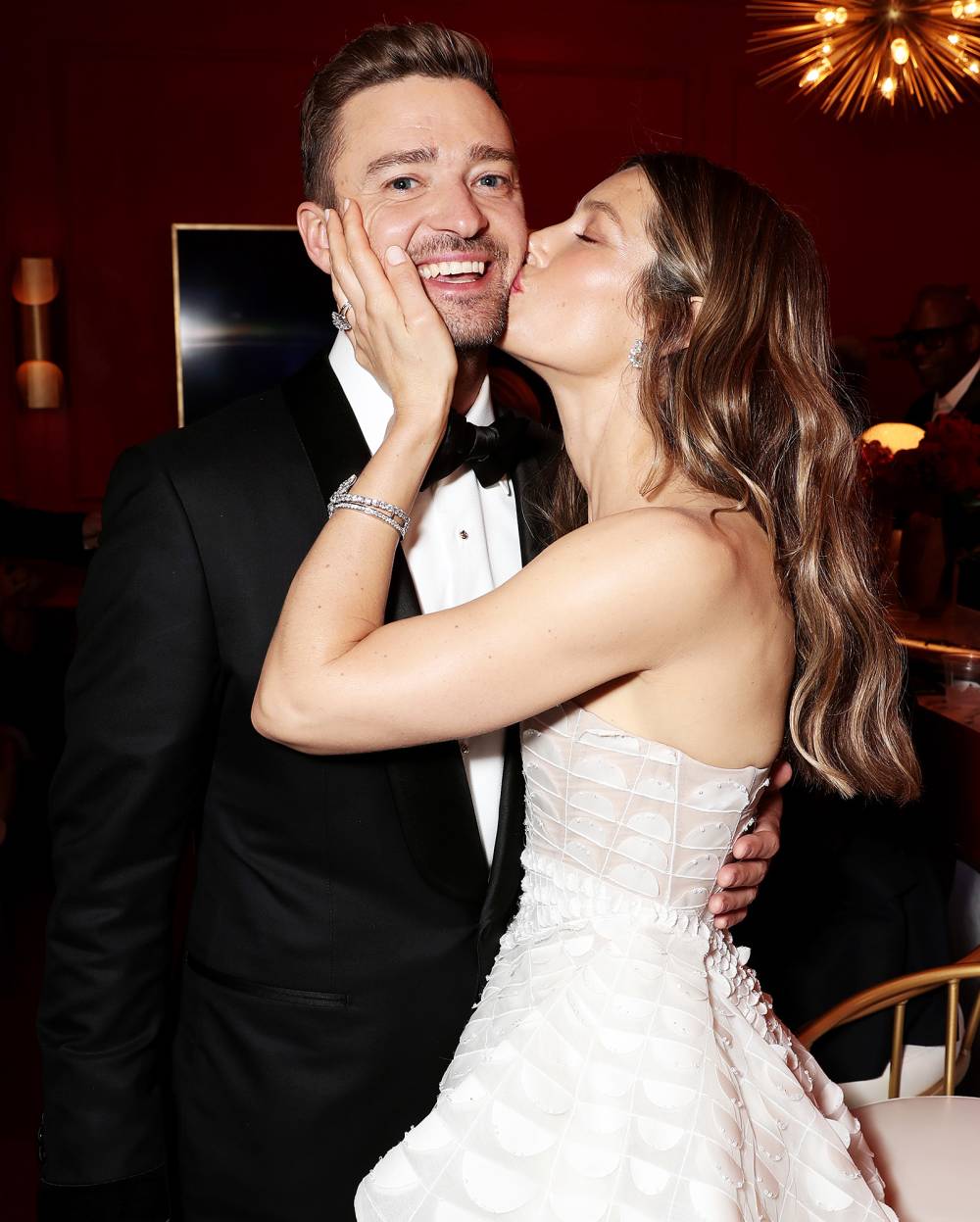 Justin Timberlake Jessica Biel Emmys 2018 Backstage