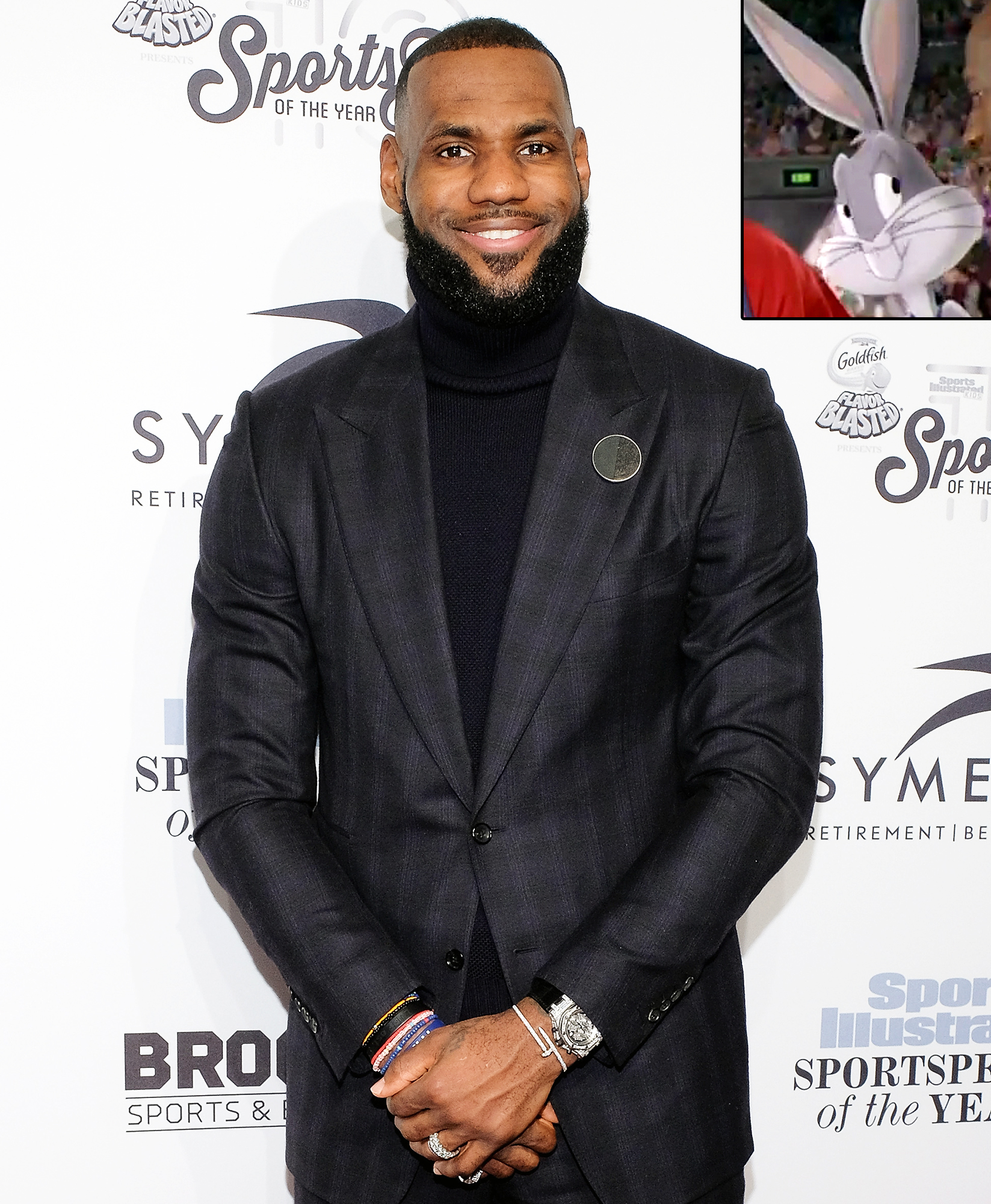 LeBron James Bugs Bunny Space Jam 2