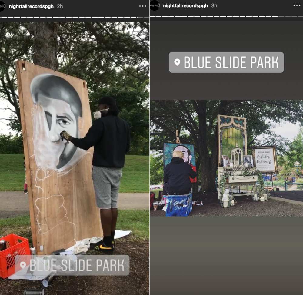 A Mac Miller Vigil at Blue Slide Park