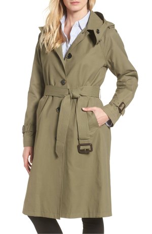 Shop This Hooded Michael Kors Trench Coat on Sale at Nordstrom | Us Weekly