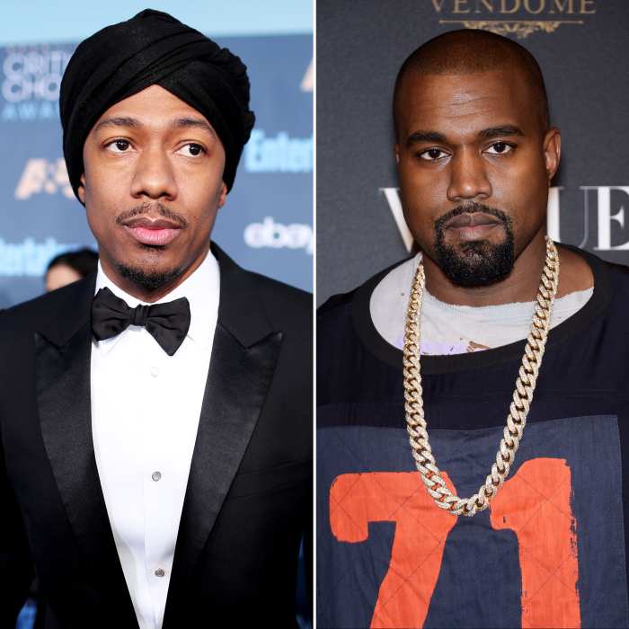Nick Cannon and Kanye West