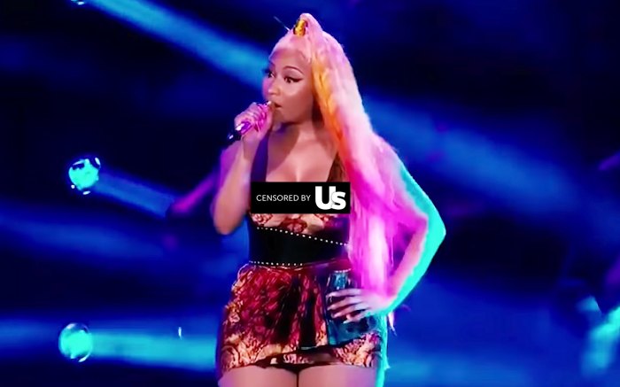 Nicki Minaj Wardrobe Malfuction Made In America Festival