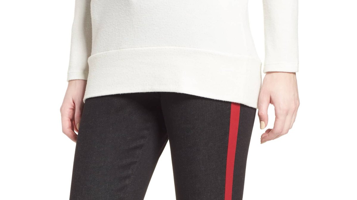 leggings with stripes on the side tuxedo leggings denim jeggings