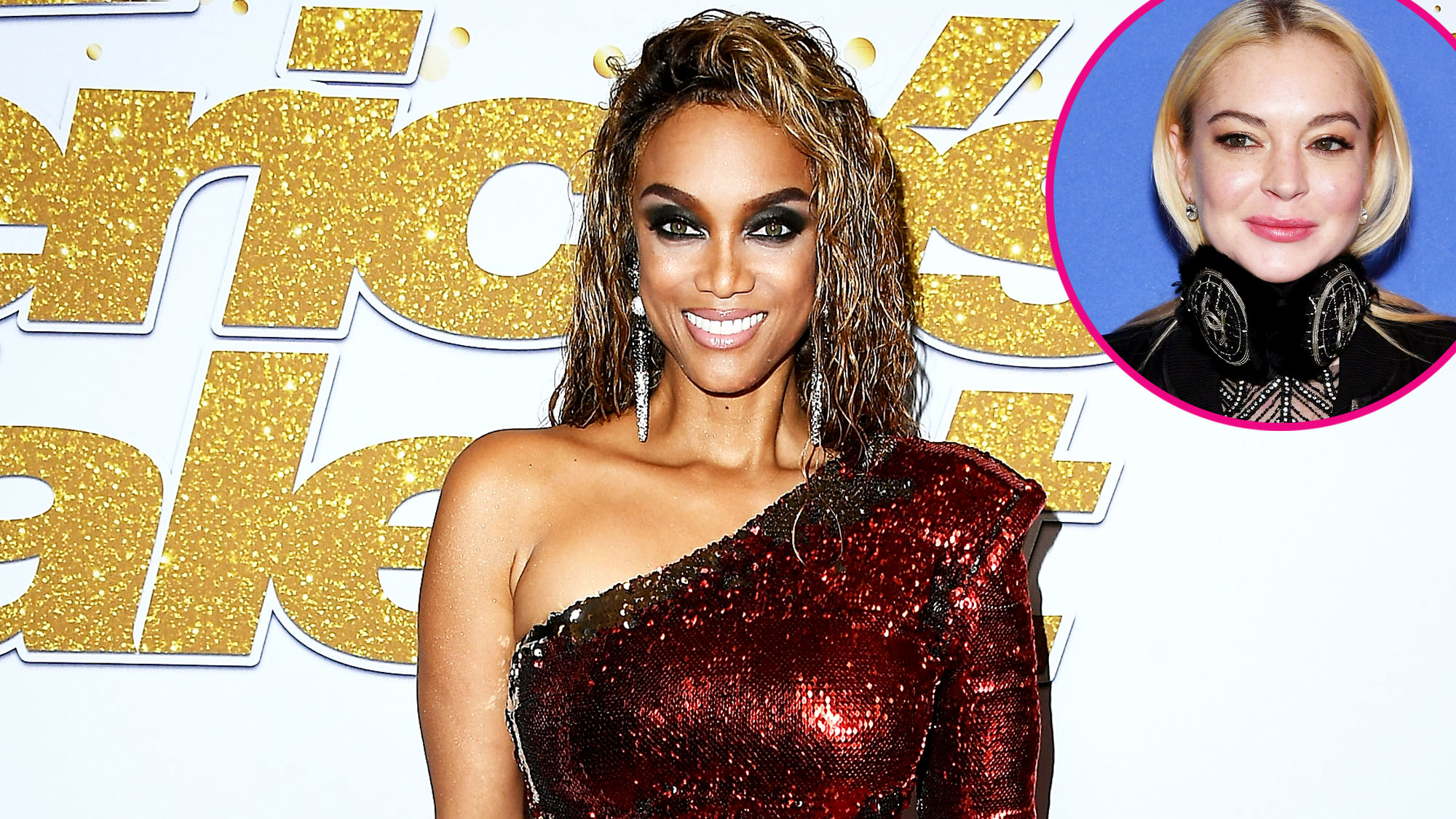 tyra banks Lindsay Lohan