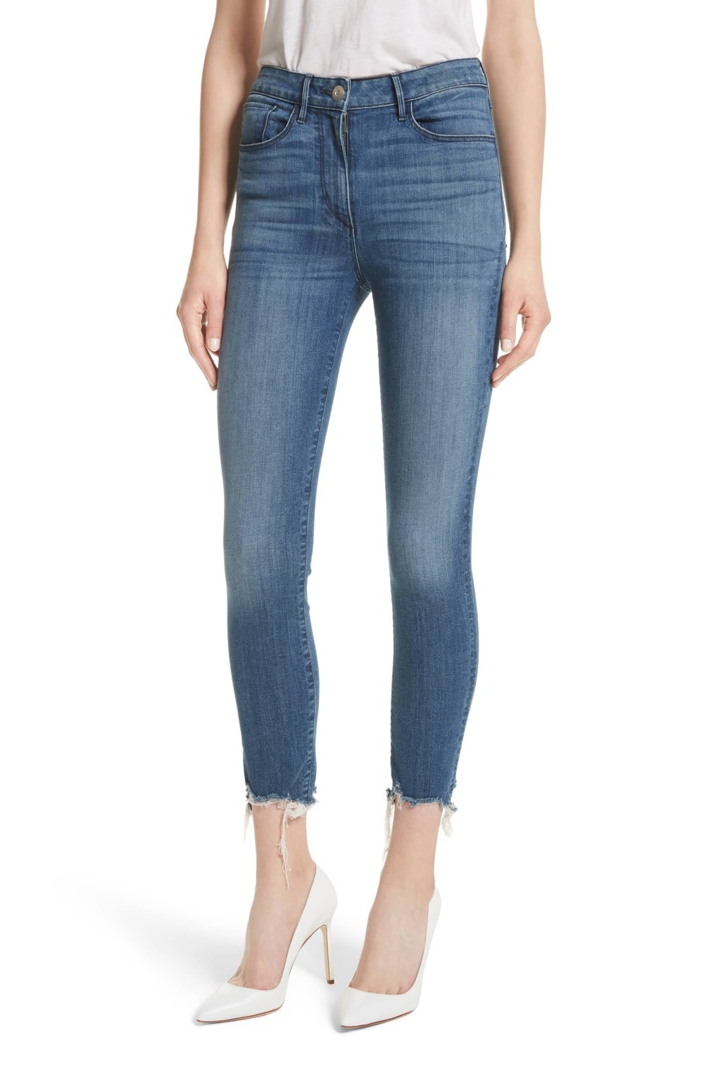 3X1 NYC W3 Crop Skinny Jeans