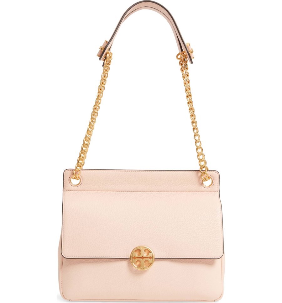 Tory burch chelsea flap leather bag