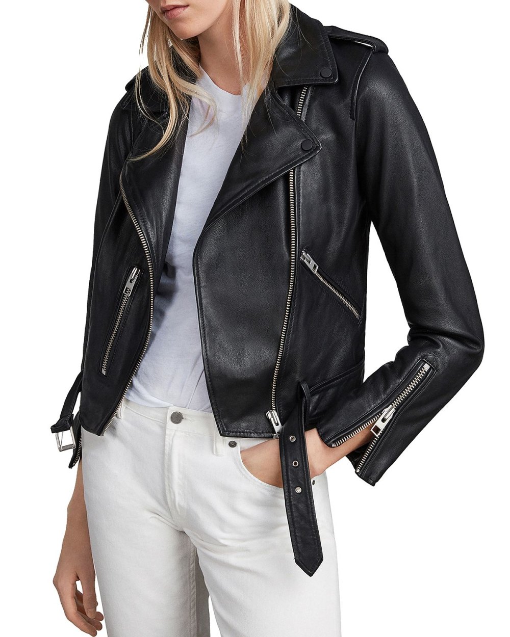 ALLSAINTS Balfern Leather Biker Jacket