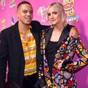 Evan Ross and Ashlee Simpson