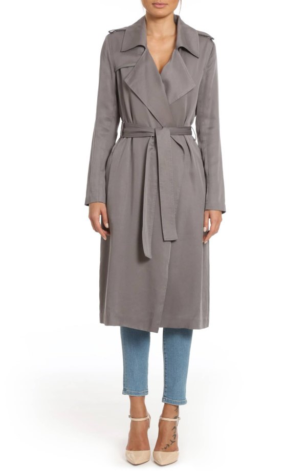 Nordstrom Sale: Shop This Badgley Mischka Trench Coat in Colors for ...