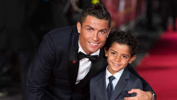 Cristiano Ronaldo and son Cristiano Ronaldo Jr