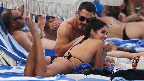 Danny Amendola Bianca Peters beach