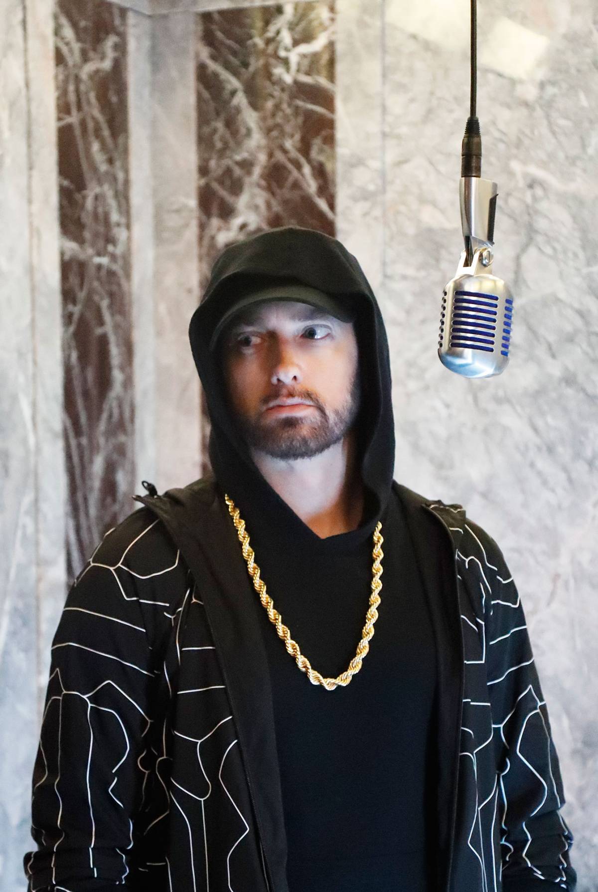 Eminem Performs 'Venom' on Top of Empire State Building: Watch