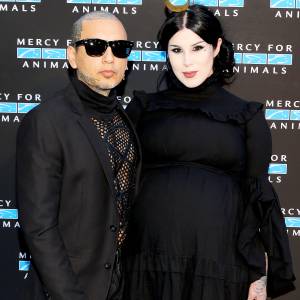 Leafar Seyer and Kat Von D baby