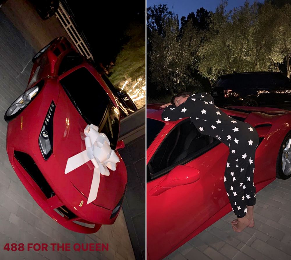 Kylie Jenner surprises Kris Jenner with a Ferrari