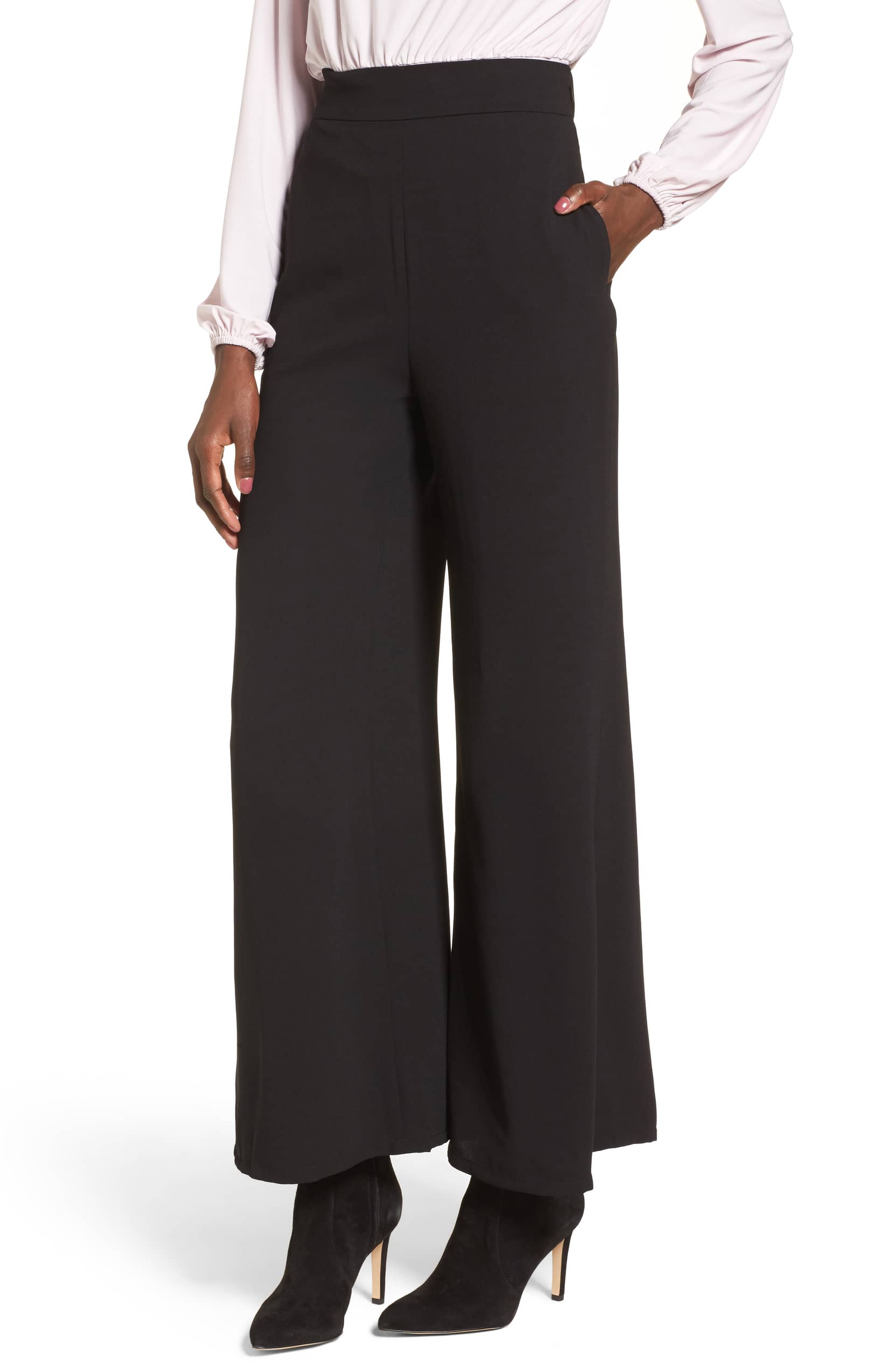 Wide-Leg Pants to Wear During Transitional Weather