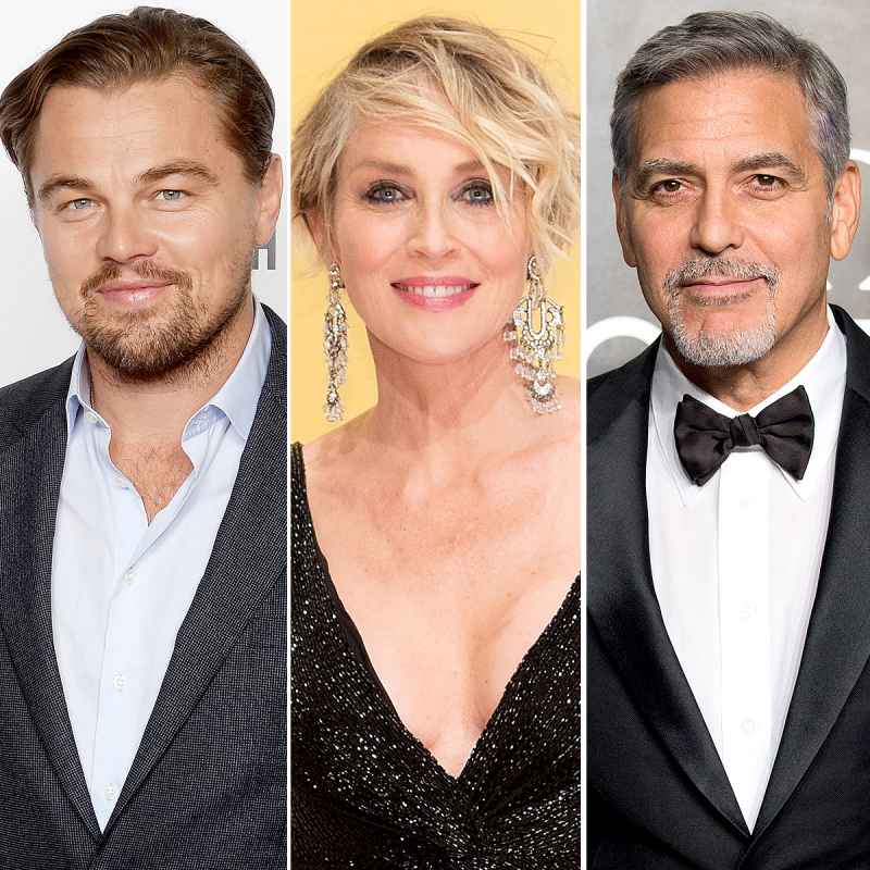 Leo-DiCaprio,-Sharon-Stone-and-George-Clooney-on-Roseanne