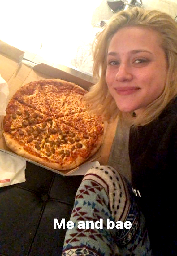 Lili-Reinhart-and-Domino’s-Pizza