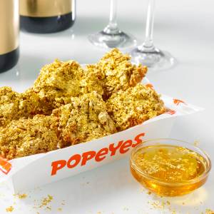 Popeye's 24 karat gold chicken wings