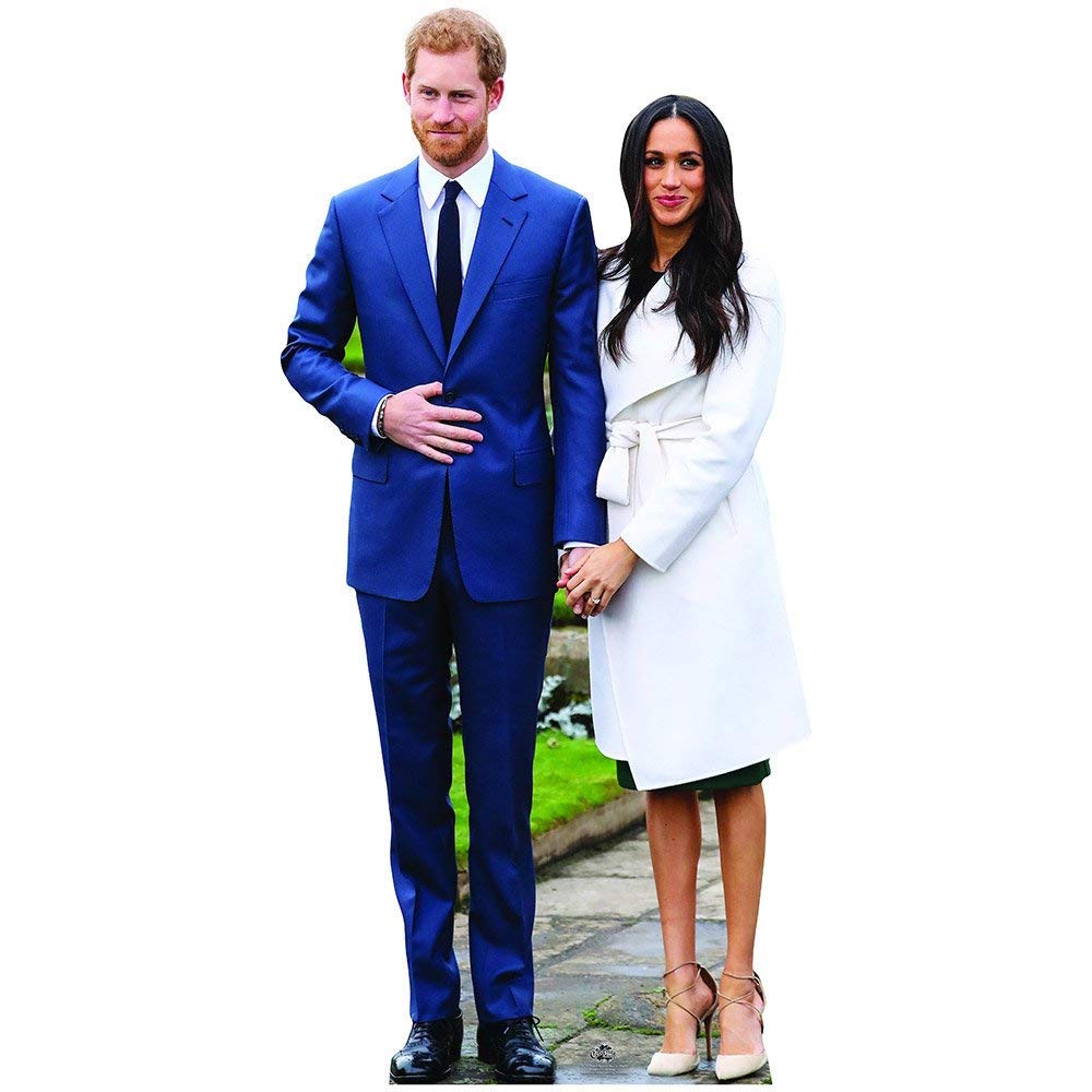 Prince Harry and Meghan Markle Life Size Cardboard Cutout