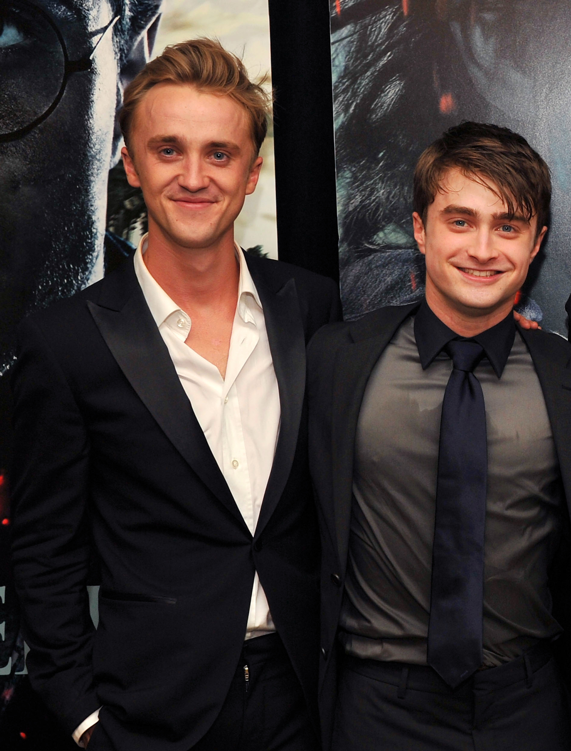 Daniel Radcliffe, Tom Felton Have 'Harry Potter' Reunion at NYC Play
