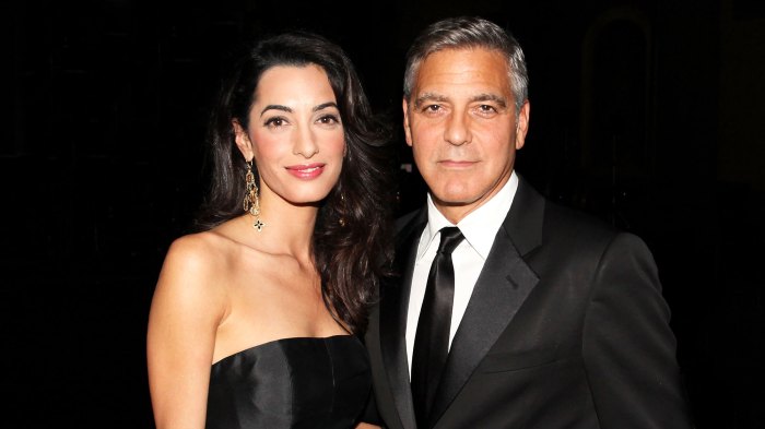 Amal Alamuddin and George Clooney