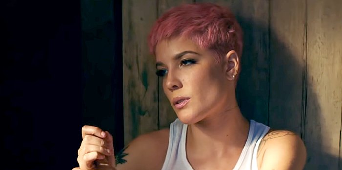 Halsey in "Without Me"