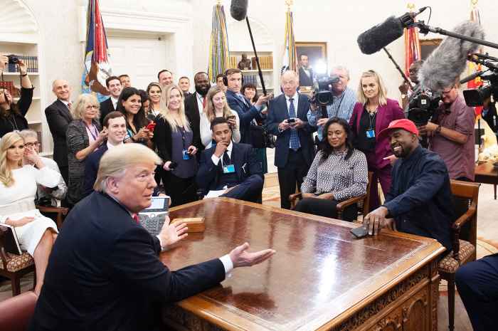 Kanye West Donald Trump White House Lunch