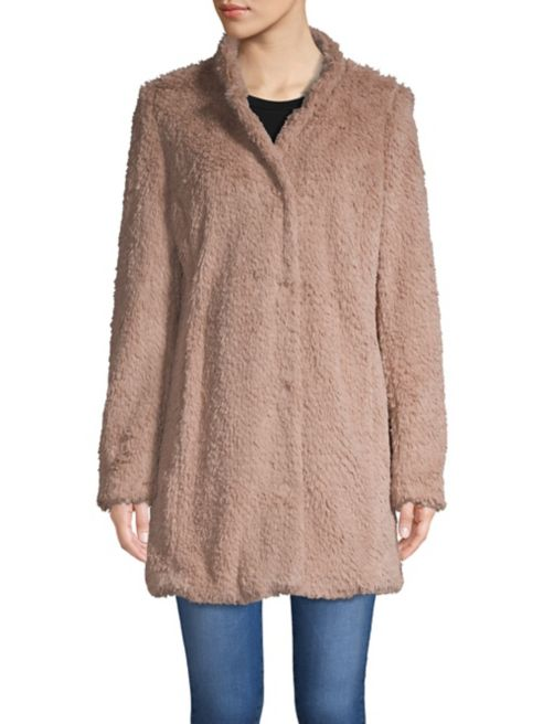 kenneth cole faux fur teddy jacket