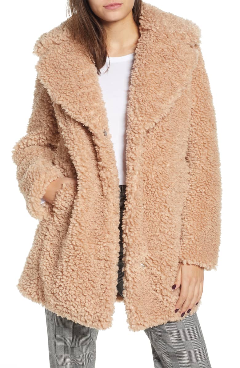 kensie teddy bear coat