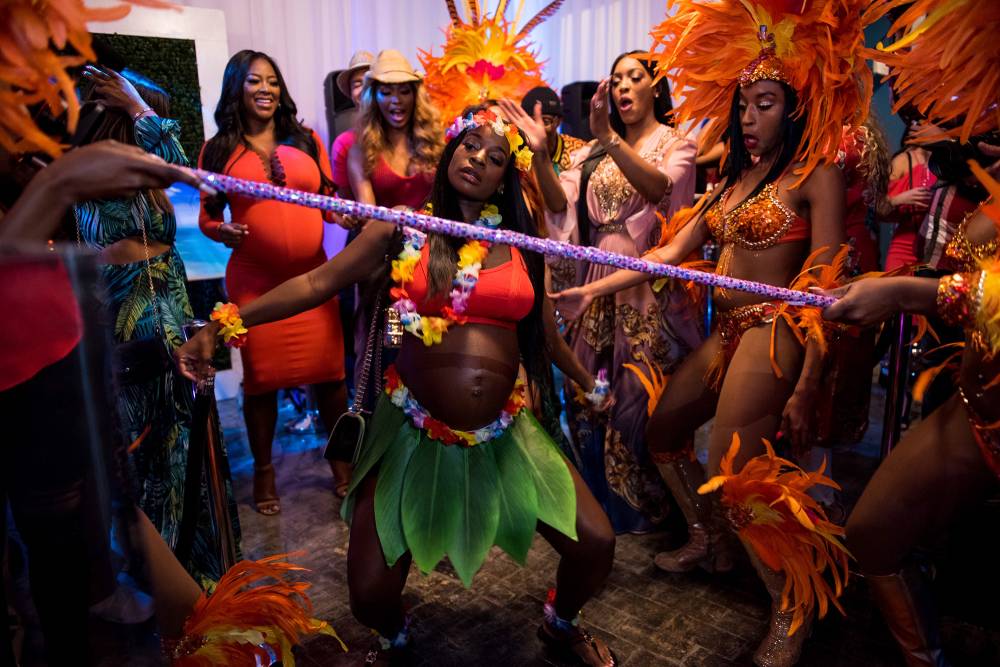 Kenya Moore films RHOA